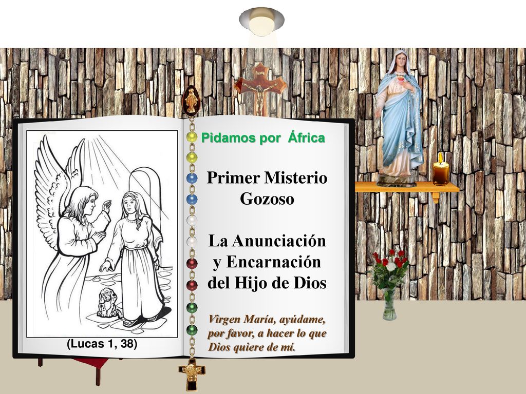 Primer Misterio Gozoso La Anunciación y Encarnación del Hijo de Dios