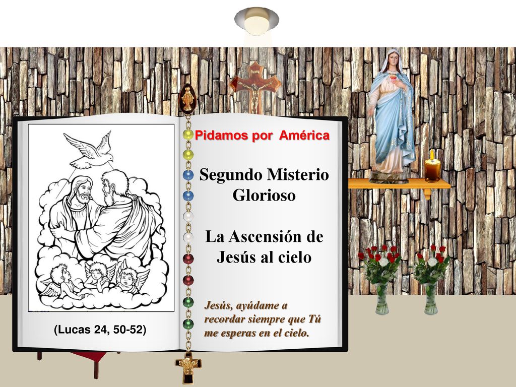 Segundo Misterio Glorioso La Ascensión de Jesús al cielo