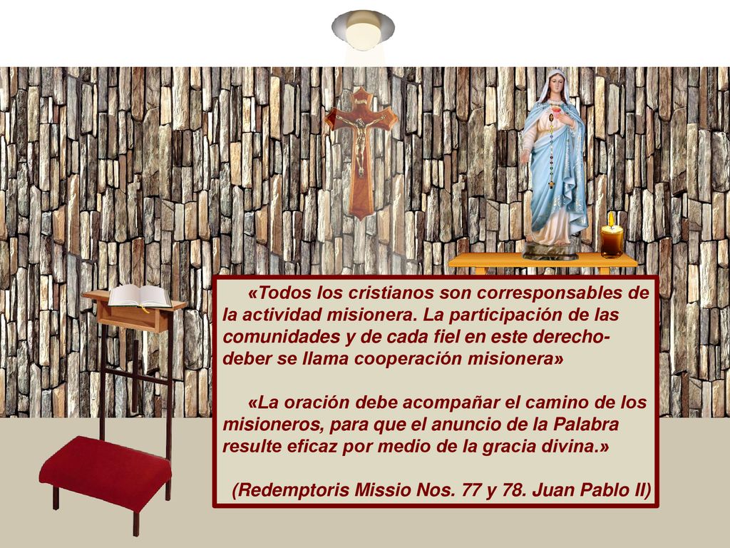 «Todos los cristianos son corresponsables de la actividad misionera