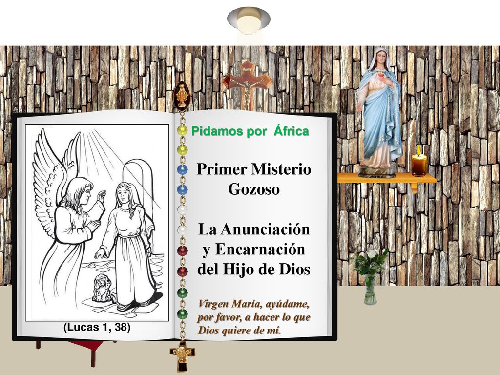 Primer Misterio Gozoso La Anunciación y Encarnación del Hijo de Dios