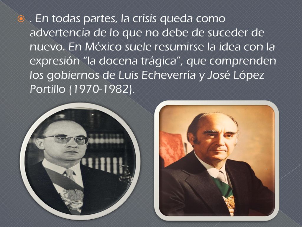 En todas partes, la crisis queda como advertencia de lo que no debe de suceder de nuevo.