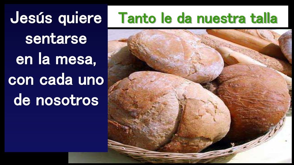 Jesús quiere sentarse en la mesa, con cada uno de nosotros