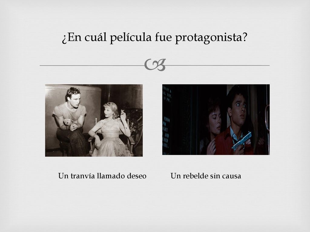 ¿En cuál película fue protagonista