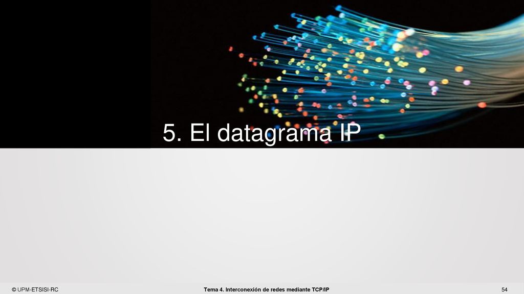 5. El datagrama IP
