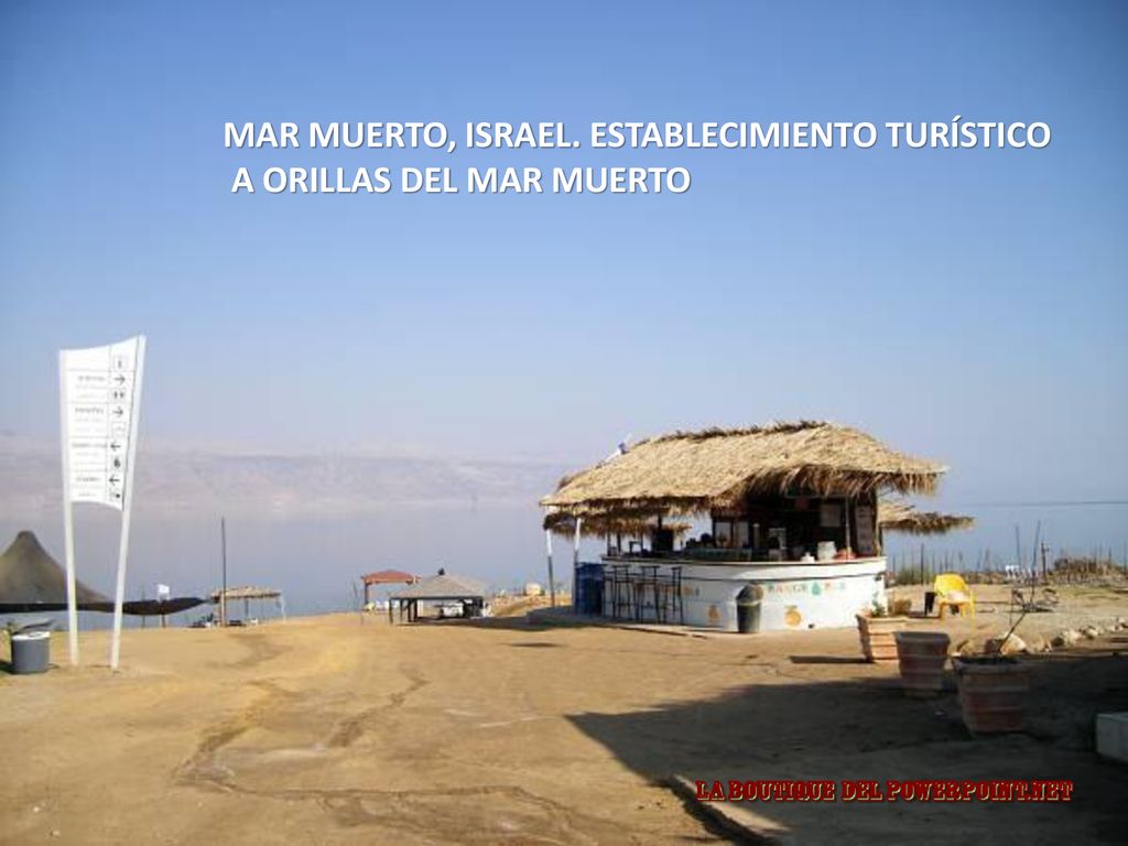 MAR MUERTO, ISRAEL. ESTABLECIMIENTO TURÍSTICO A ORILLAS DEL MAR MUERTO