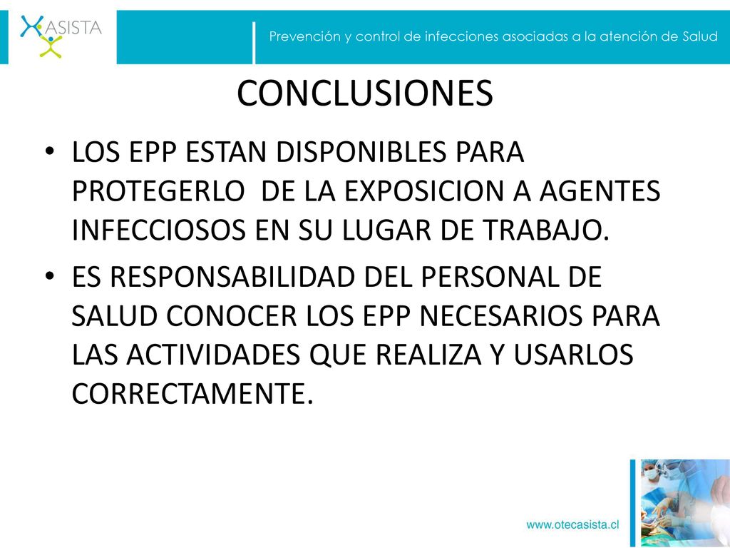 Prevención y control de infecciones asociadas a la atención de Salud