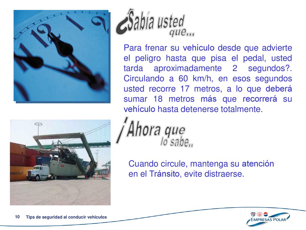 ¿ Sabía usted que... ¡ Ahora que lo sabe..