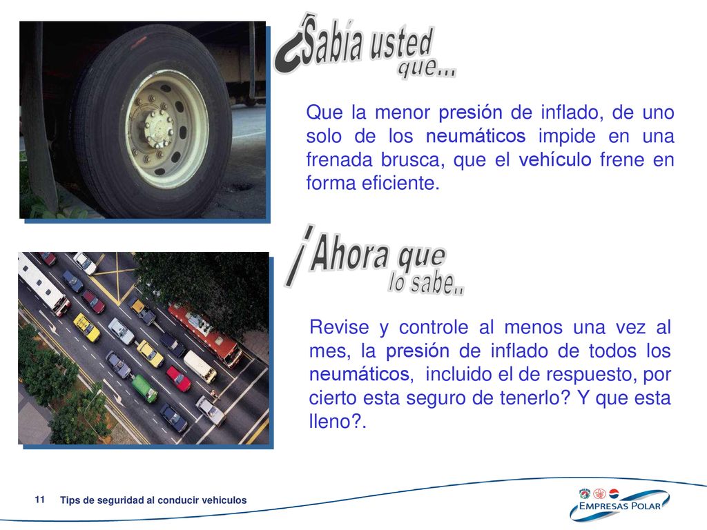 ¿ Sabía usted que... ¡ Ahora que lo sabe..