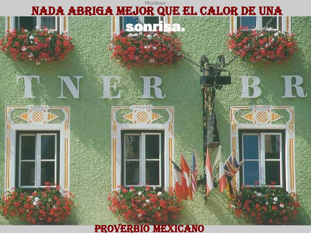 Nada abriga mejor que el calor de una sonrisa.