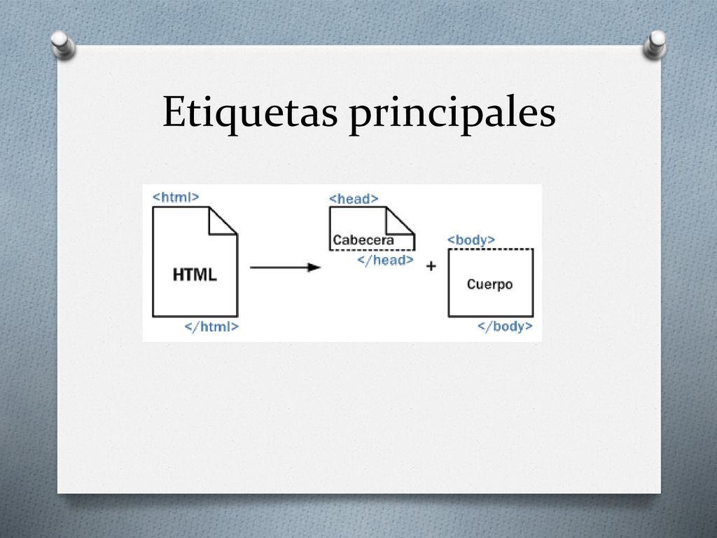 Etiquetas principales
