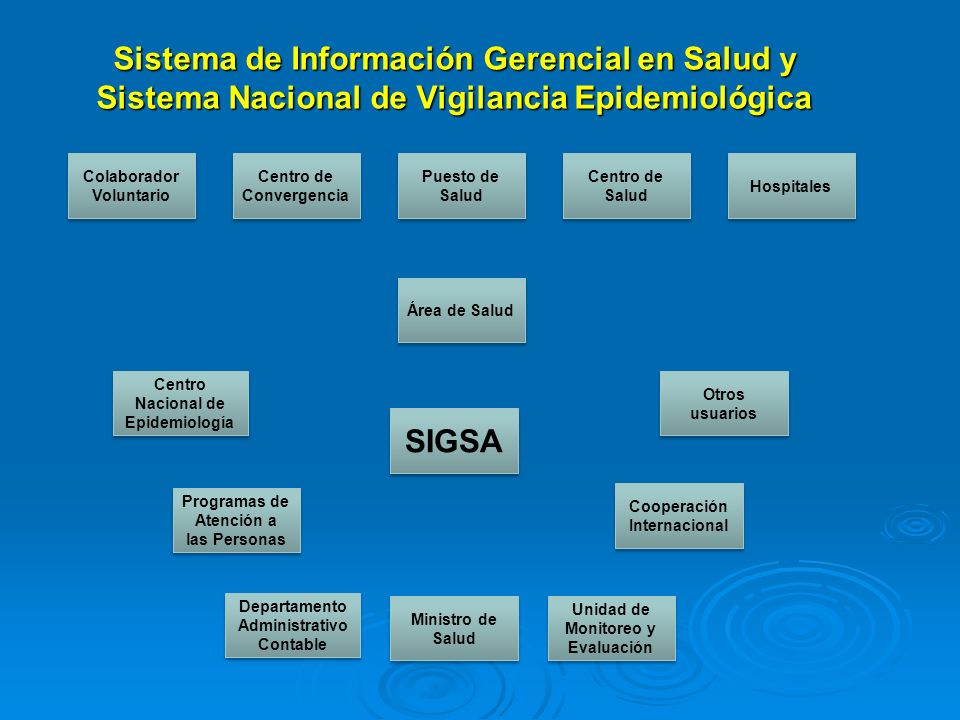 Sistema de Información Gerencial en Salud y Sistema Nacional de Vigilancia Epidemiológica