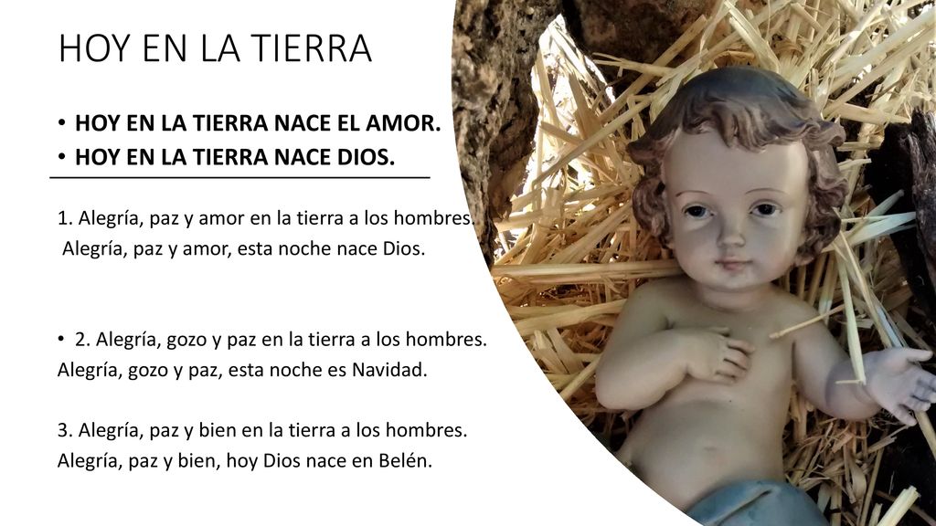 HOY EN LA TIERRA HOY EN LA TIERRA NACE EL AMOR.