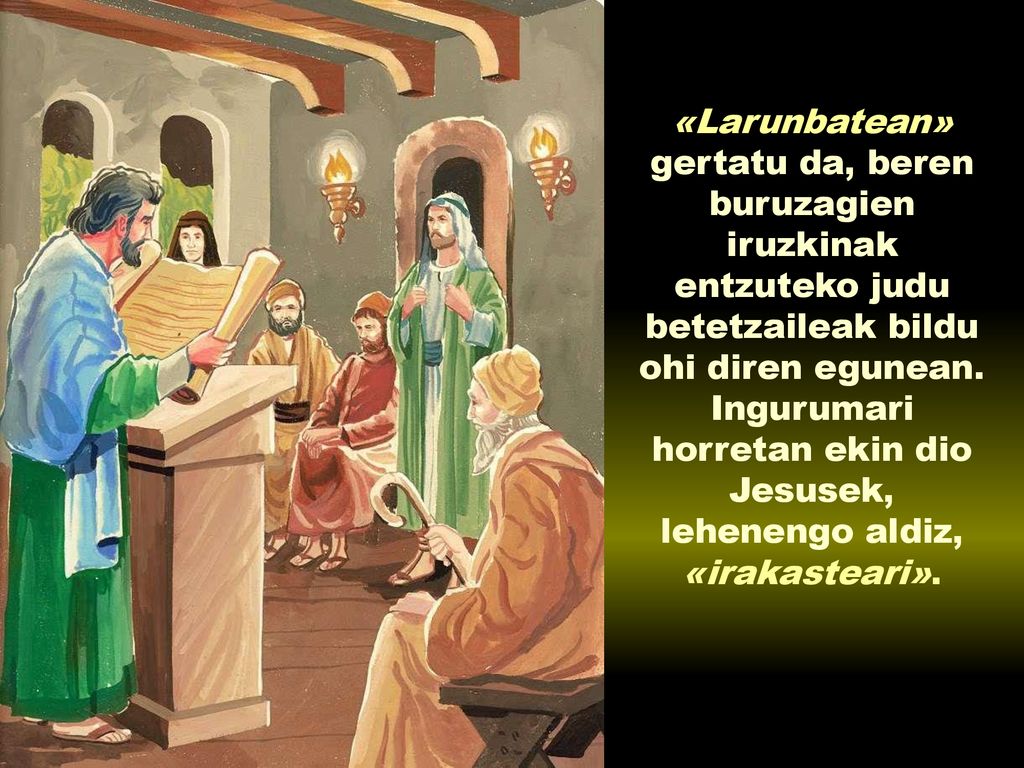 «Larunbatean» gertatu da, beren buruzagien iruzkinak entzuteko judu betetzaileak bildu ohi diren egunean.