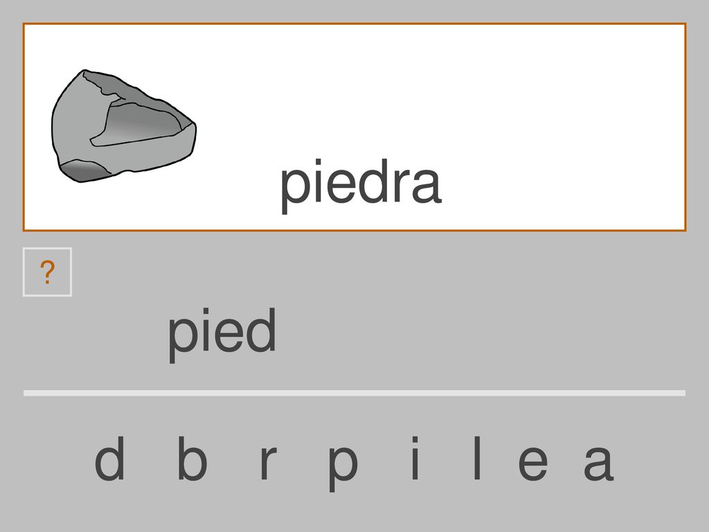 piedra pied d b r p i l e a