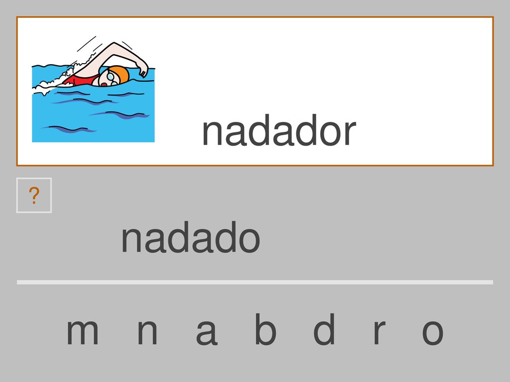 nadador nadado m n a b d r o