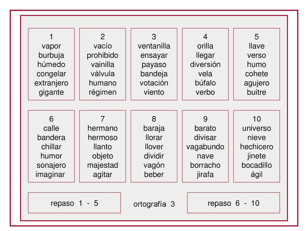 1 vapor. burbuja. húmedo. congelar. extranjero. gigante. 2. vacío. prohibido. vainilla. válvula.