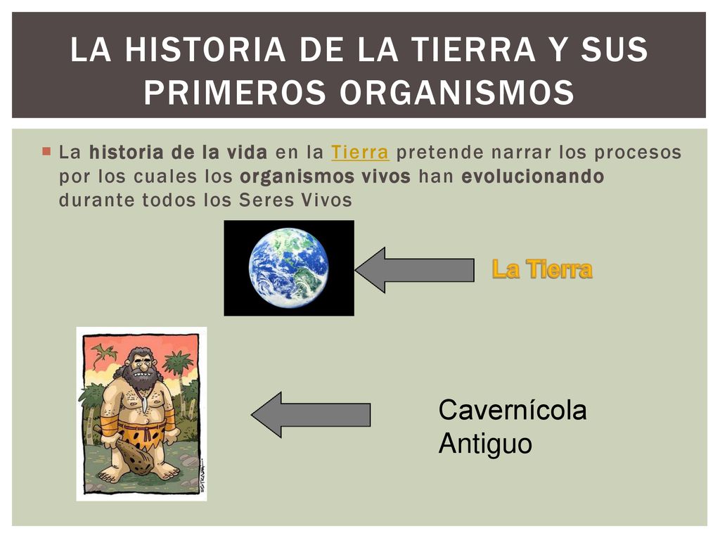 La Historia de la Tierra y sus primeros organismos