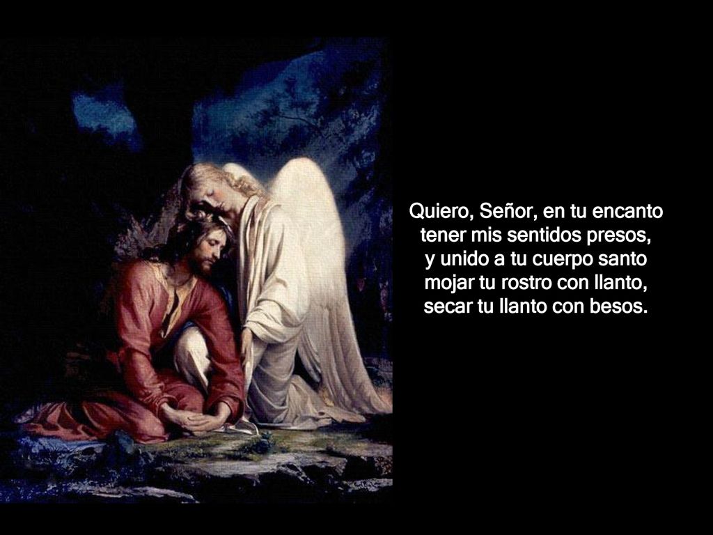 Quiero, Señor, en tu encanto tener mis sentidos presos,