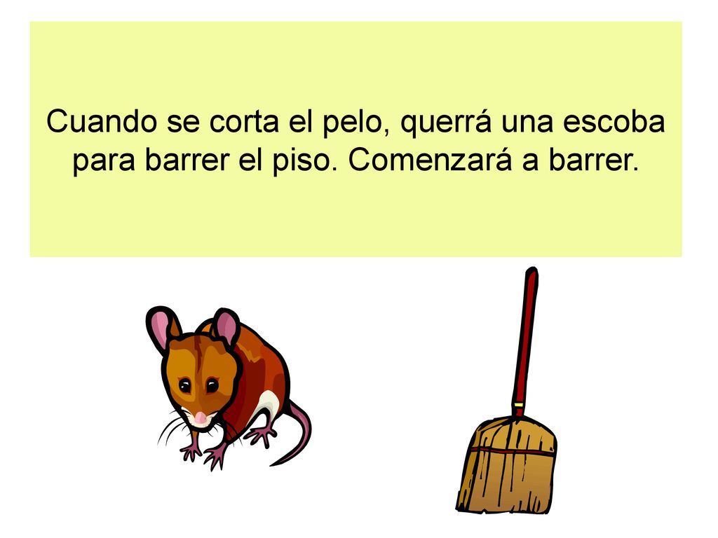 Cuando se corta el pelo, querrá una escoba para barrer el piso