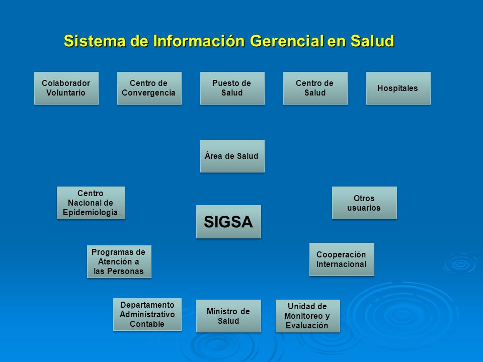 Sistema de Información Gerencial en Salud