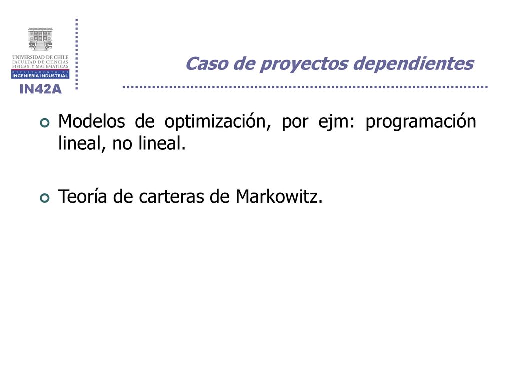 Modelos de optimización, por ejm: programación lineal, no lineal.