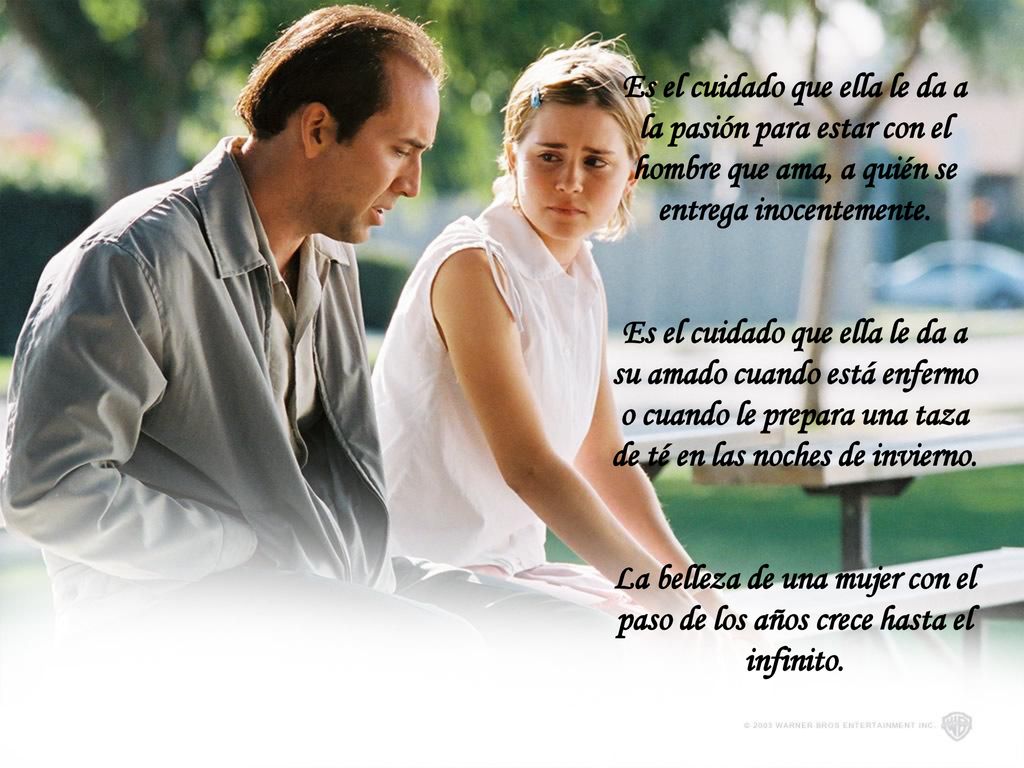 Es el cuidado que ella le da a la pasión para estar con el hombre que ama, a quién se entrega inocentemente.