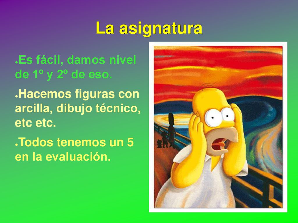 La asignatura Es fácil, damos nivel de 1º y 2º de eso.