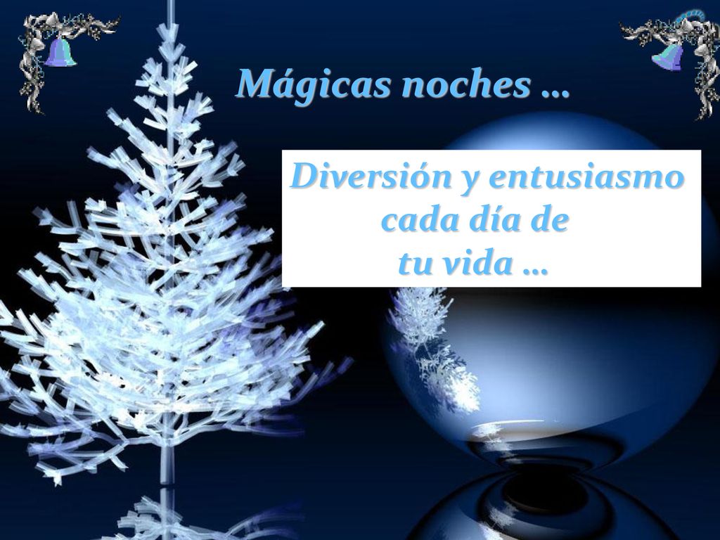 Mágicas noches … Diversión y entusiasmo cada día de tu vida …