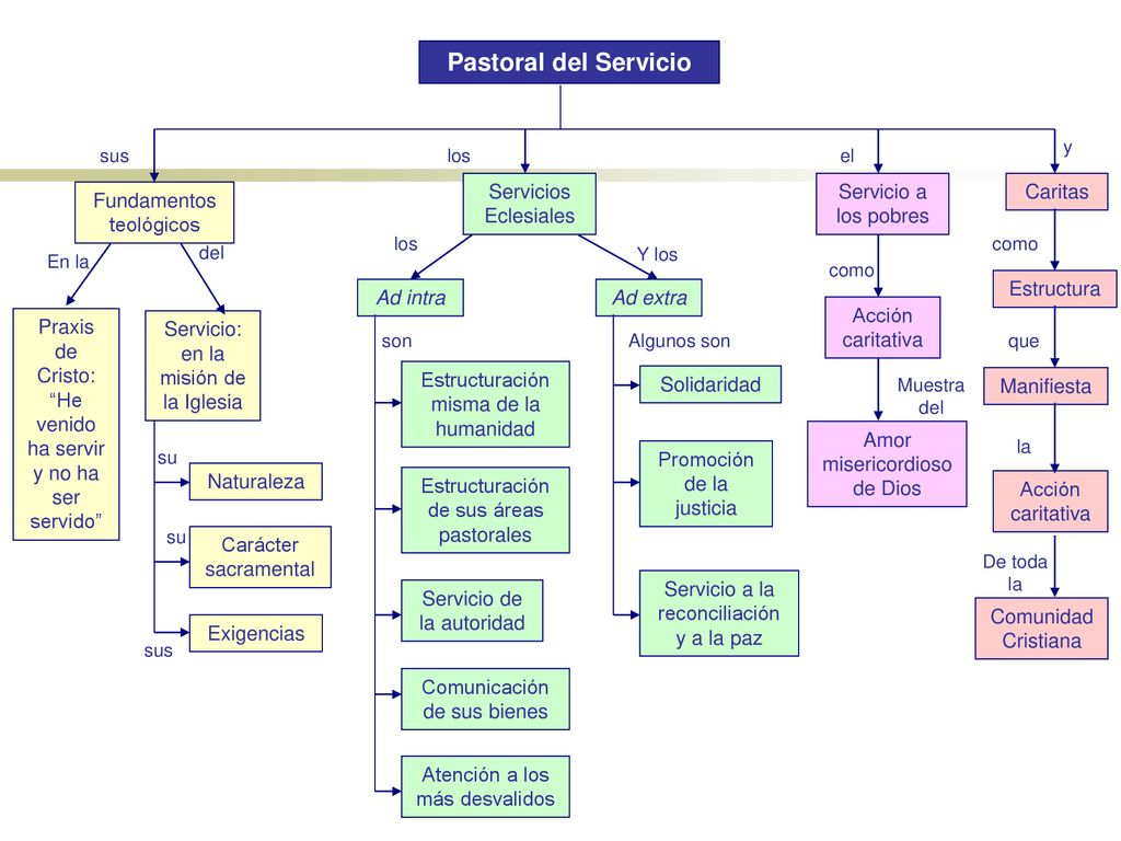Pastoral del Servicio Servicios Eclesiales Servicio a los pobres