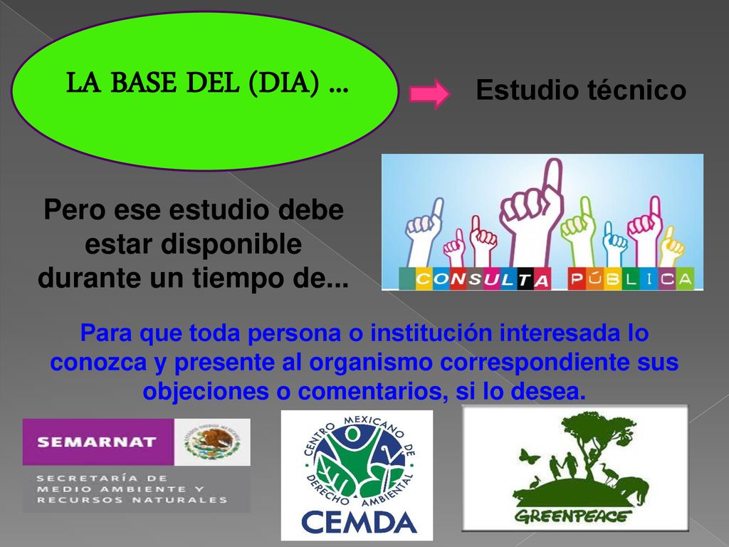 Pero ese estudio debe estar disponible durante un tiempo de...