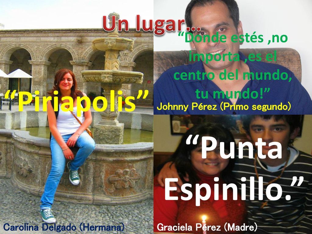 Donde estés ,no importa ,es el centro del mundo, tu mundo!