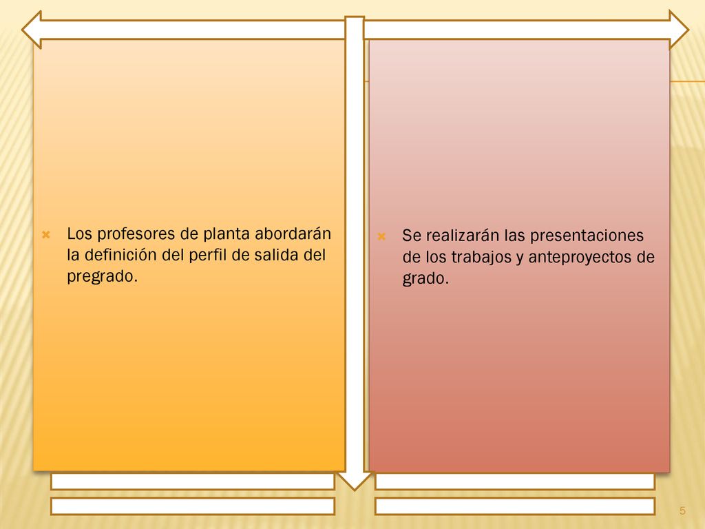 Los profesores de planta abordarán la definición del perfil de salida del pregrado.