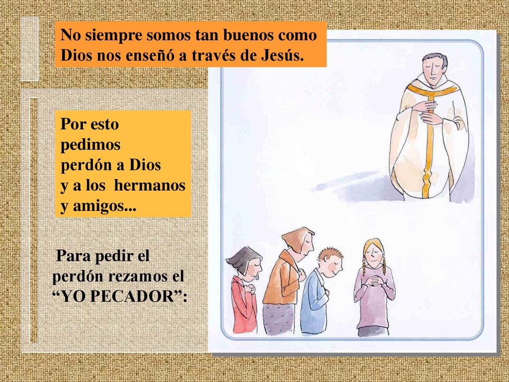 No siempre somos tan buenos como Dios nos enseñó a través de Jesús.