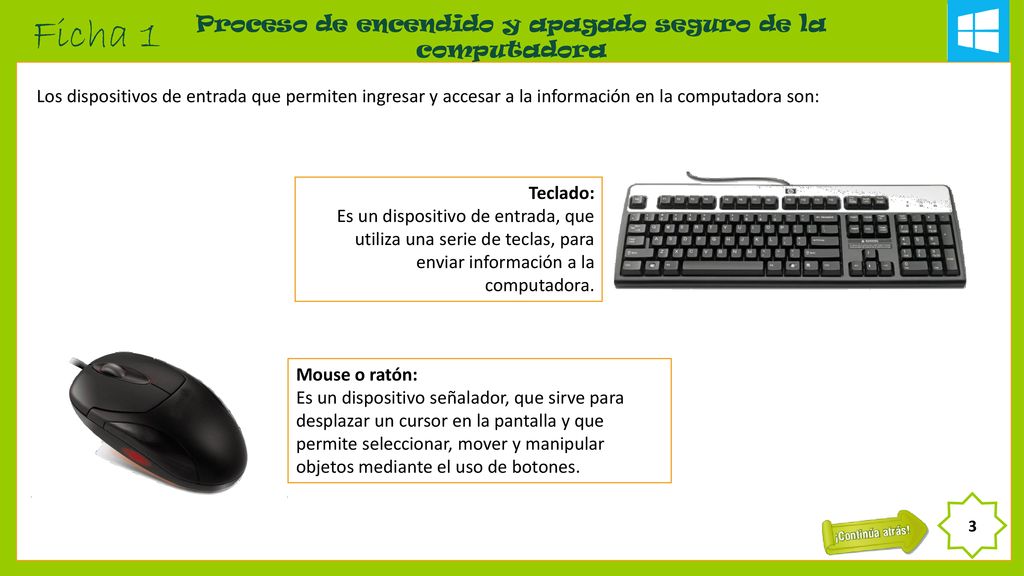 Proceso de encendido y apagado seguro de la computadora