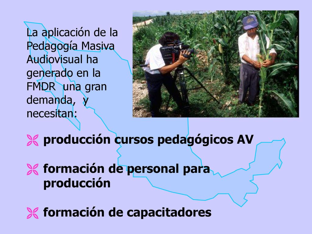 producción cursos pedagógicos AV formación de personal para producción