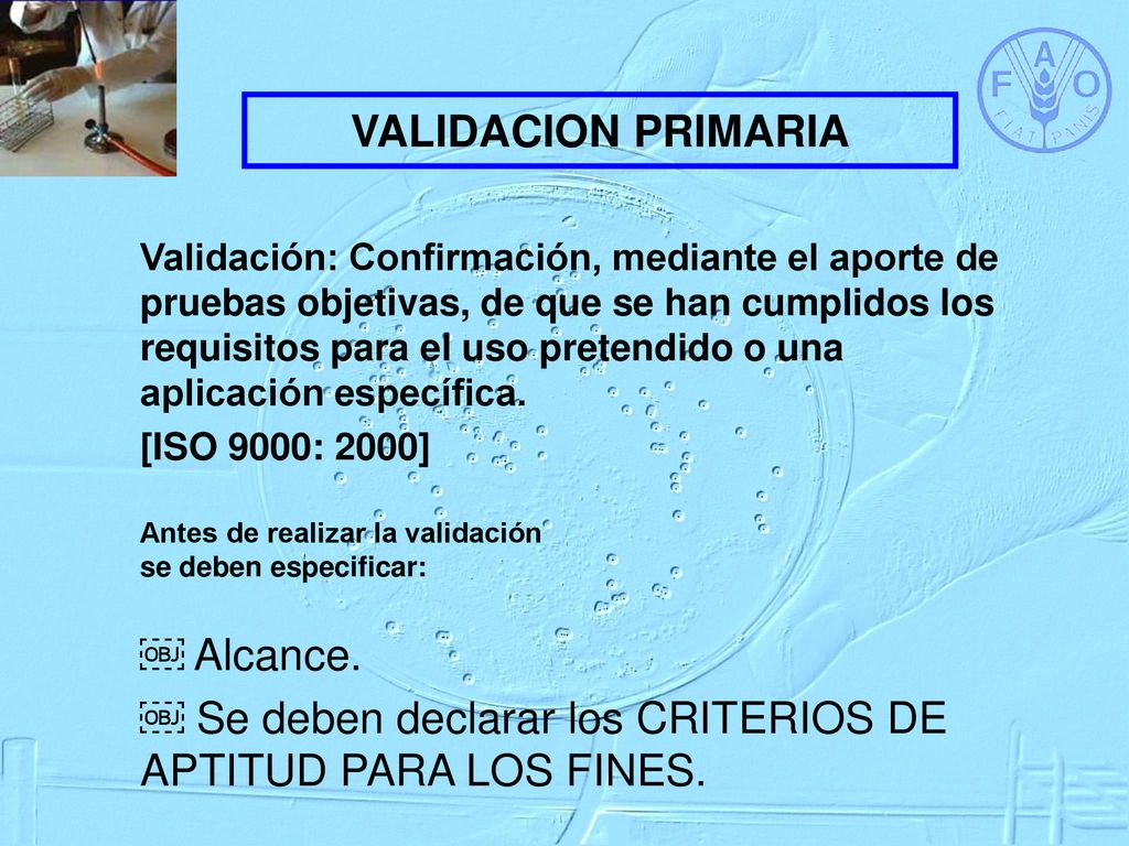 Se deben declarar los CRITERIOS DE APTITUD PARA LOS FINES.