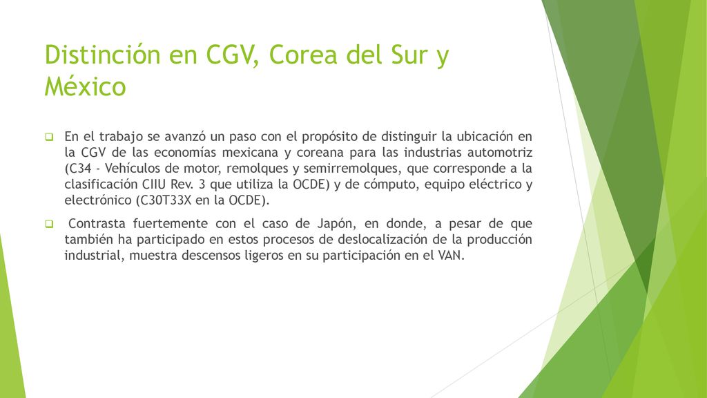 Distinción en CGV, Corea del Sur y México