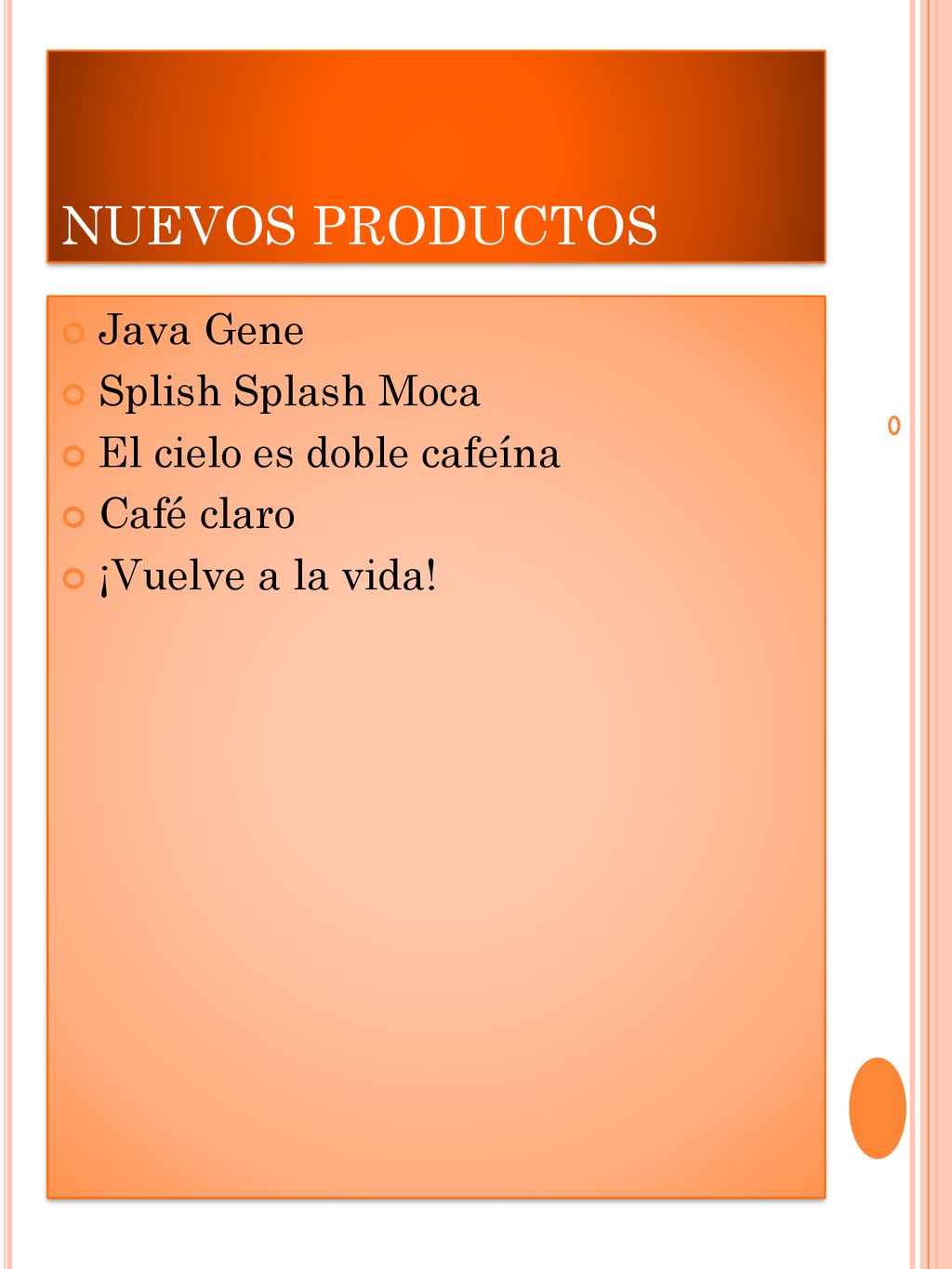 NUEVOS PRODUCTOS Java Gene Splish Splash Moca