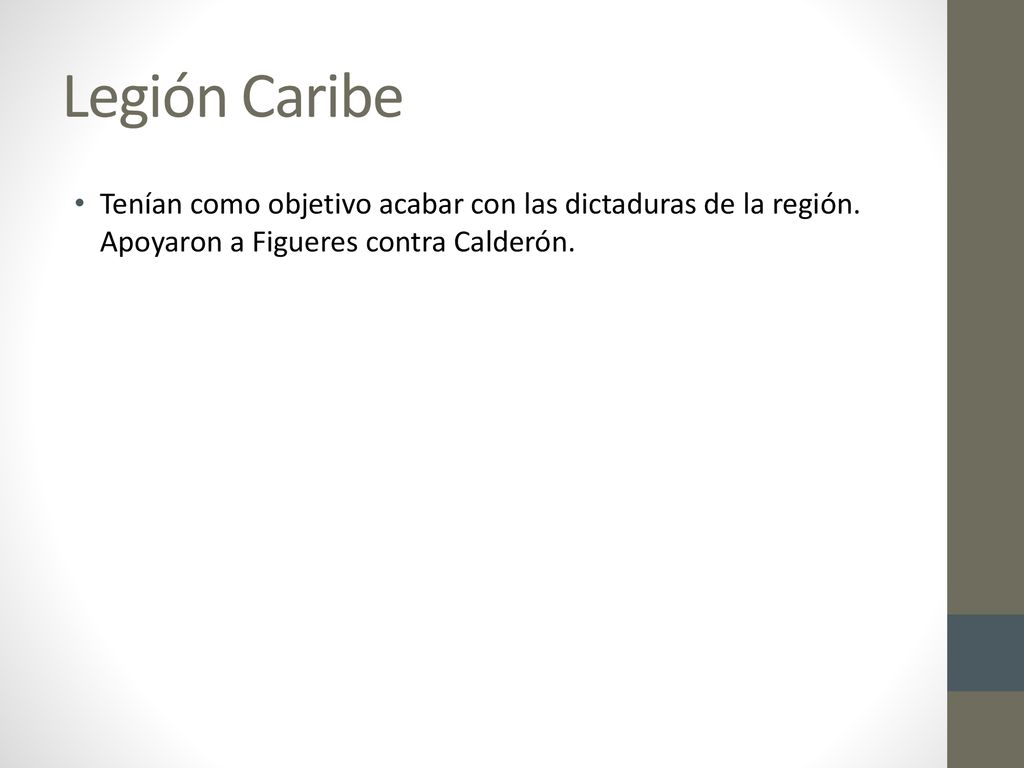Legión Caribe Tenían como objetivo acabar con las dictaduras de la región.