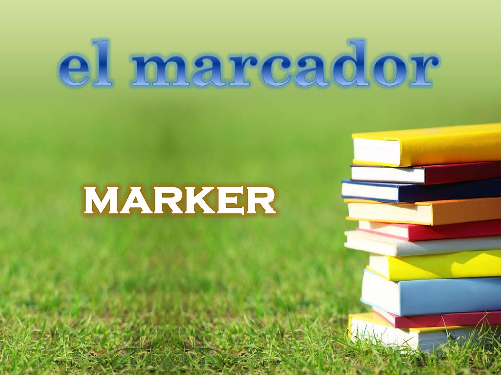 el marcador marker