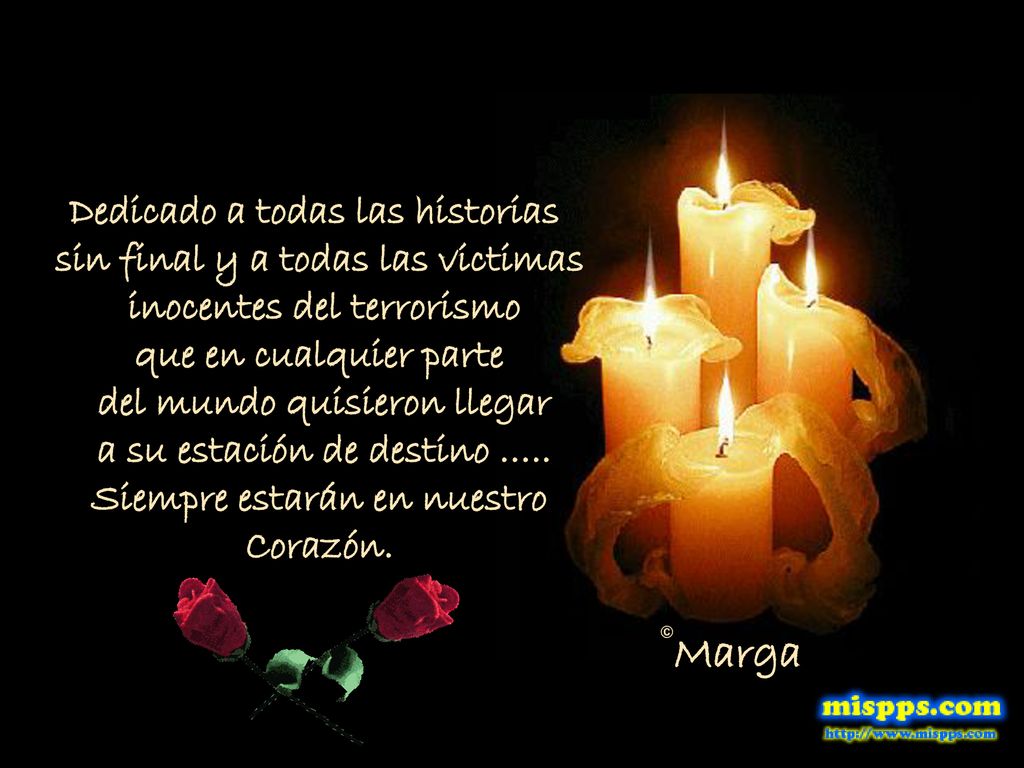 Marga Dedicado a todas las historias sin final y a todas las victimas