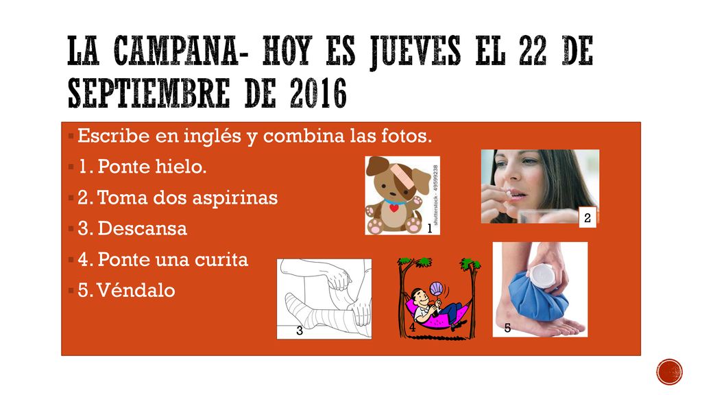 La Campana- Hoy es jueves el 22 de septiembre de 2016