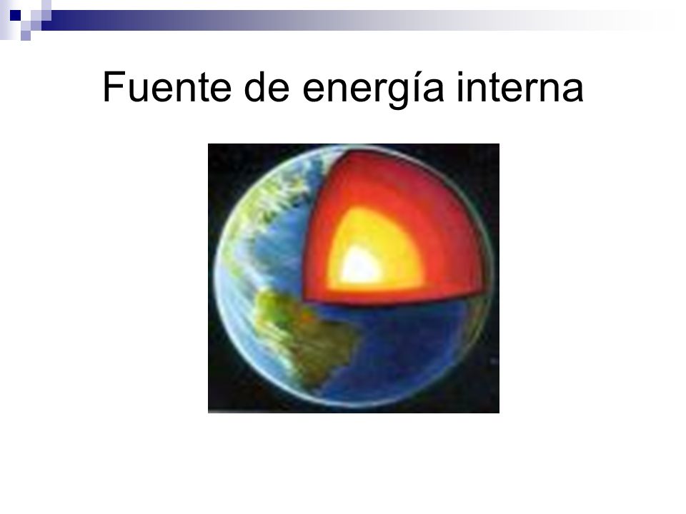 Fuente de energía interna