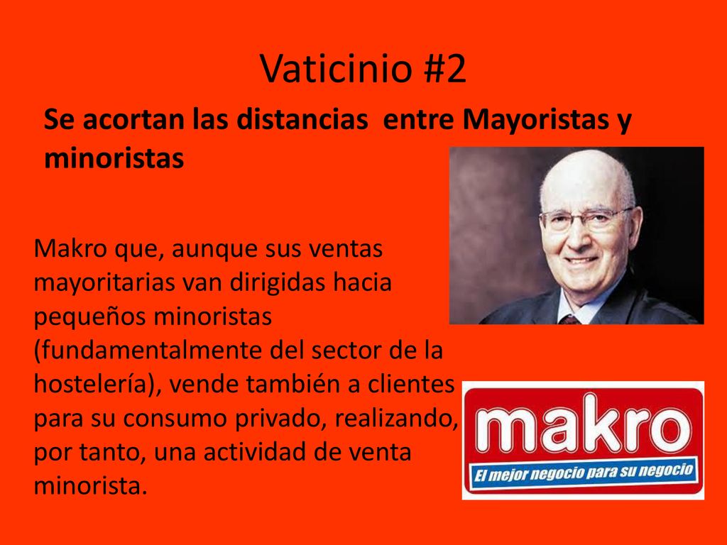Vaticinio #2 Se acortan las distancias entre Mayoristas y minoristas
