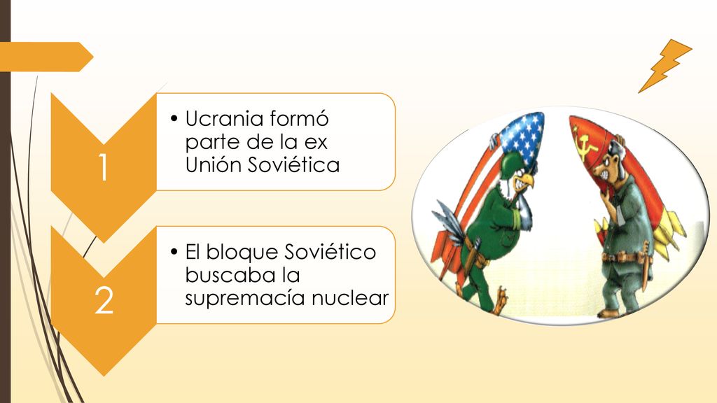 1 2 Ucrania formó parte de la ex Unión Soviética