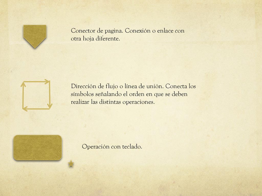 Conector de pagina. Conexión o enlace con otra hoja diferente.