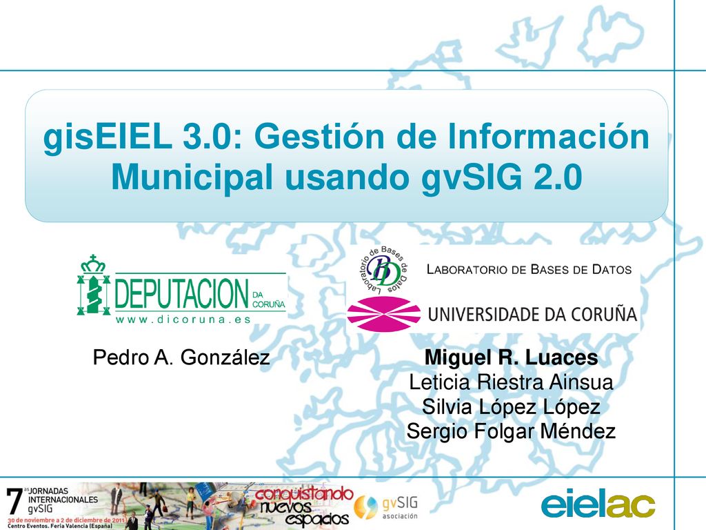 gisEIEL 3.0: Gestión de Información Municipal usando gvSIG 2.0