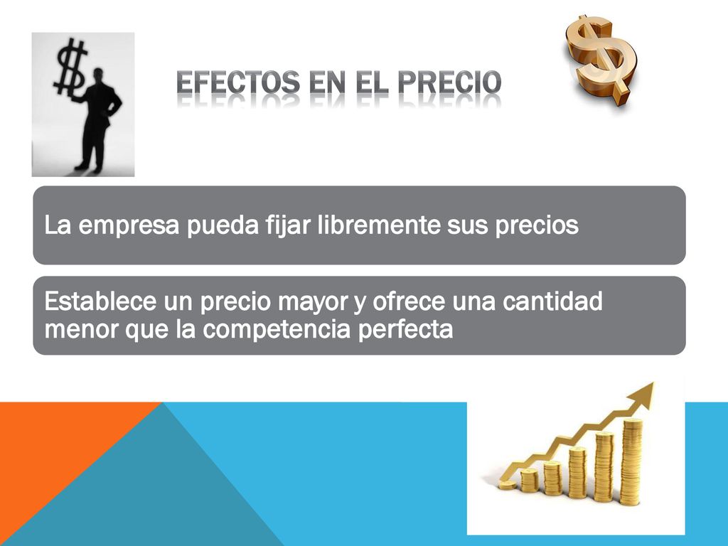 Efectos en el Precio La empresa pueda fijar libremente sus precios