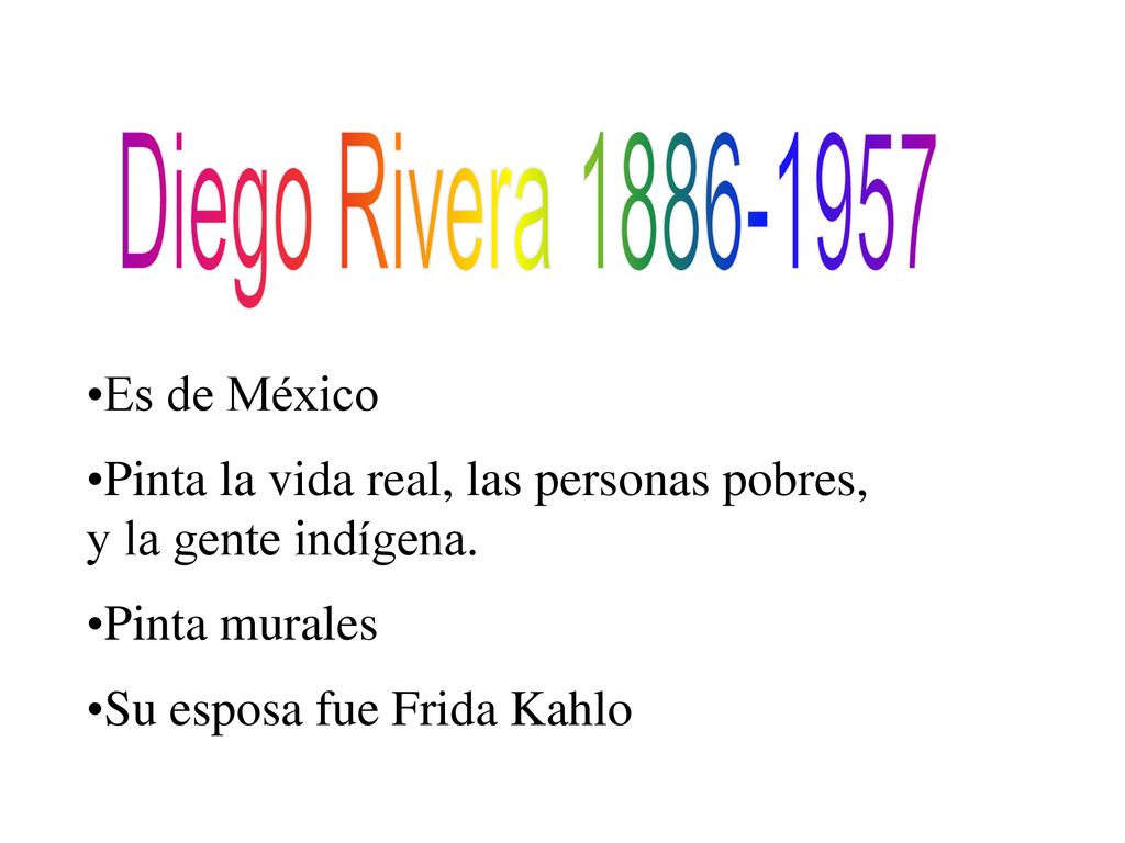 Pinta la vida real, las personas pobres, y la gente indígena.