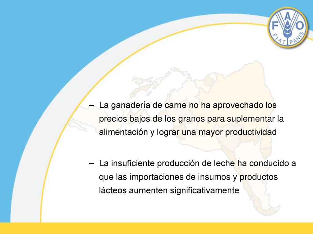 La ganadería de carne no ha aprovechado los precios bajos de los granos para suplementar la alimentación y lograr una mayor productividad